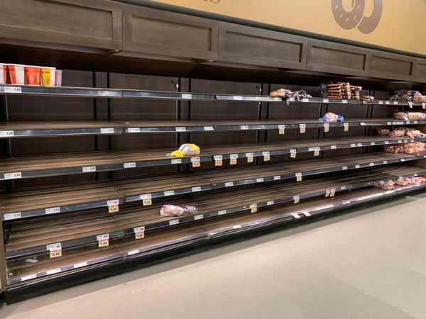 Empty supermarket shelves during COVID-19 | IFIS Publishing