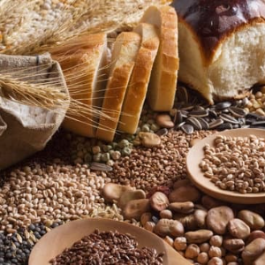 Image of grains, cereal and baked goods
