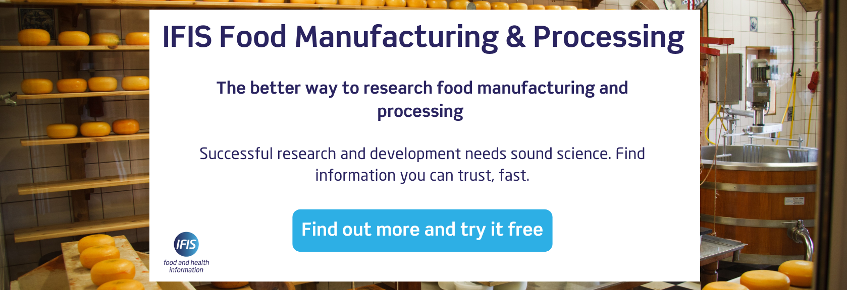 IFIS Food Manufacturing & Processing CTA