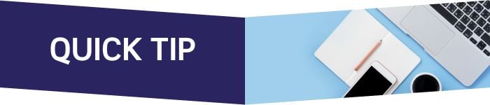 Quick tip